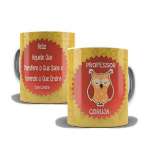 Caneca Tema Professor Coruja 2