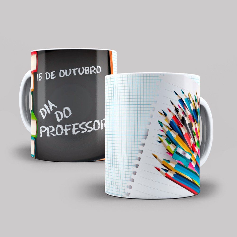 caneca dia do professor
