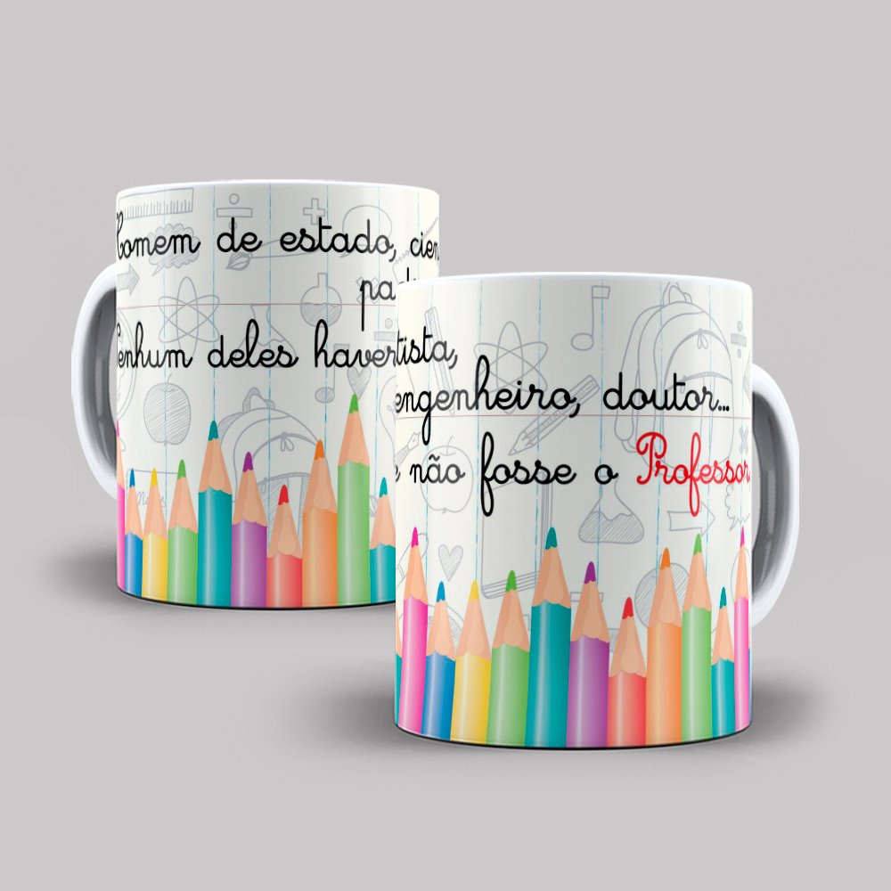 Caneca professor