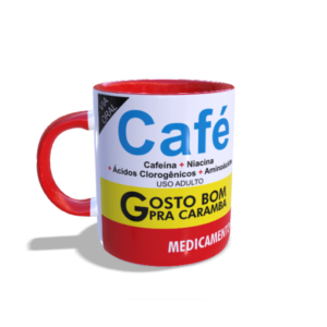 Caneca Tema Remédio Café