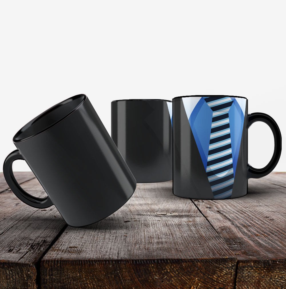 Caneca Preta Advogado Paletó 02