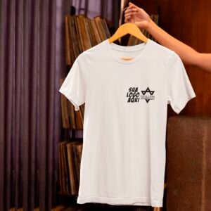 CAMISETA BRANCA UNIFORME 1 PEÇA POLIESTER