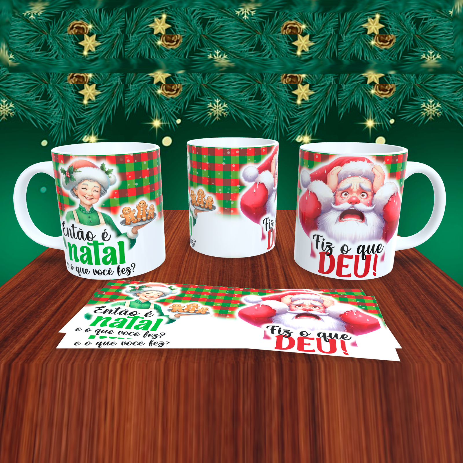 caneca fiz o que deu